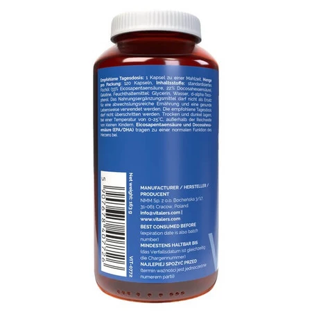 Vitaler's Omega-3 Forte, gélules, 120 pcs.