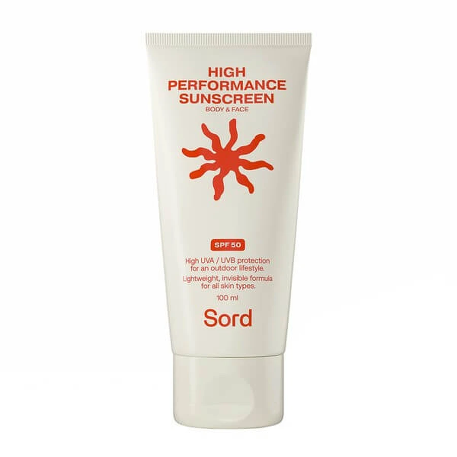 Sord Cosmetics High Performance Sunscreen SPF50, krem ochronny do twarzy i ciała, 100 ml: ceny i cechy