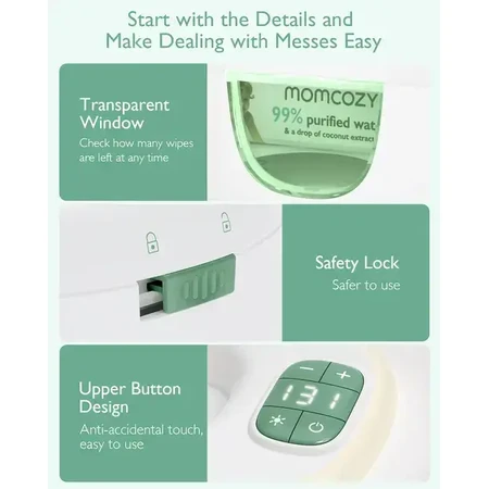Momcozy Baby Wipes Warmer, 1 pc.
