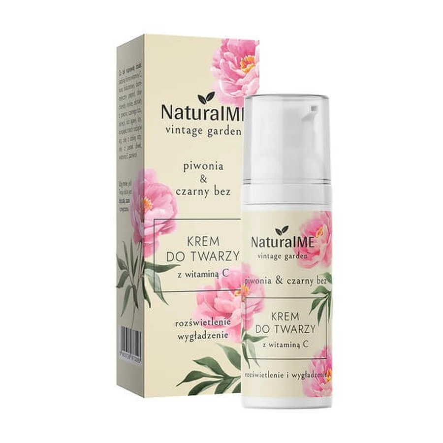 NaturalME Vintage Garden, brightening and smoothing cream with vitamin C, 50 ml