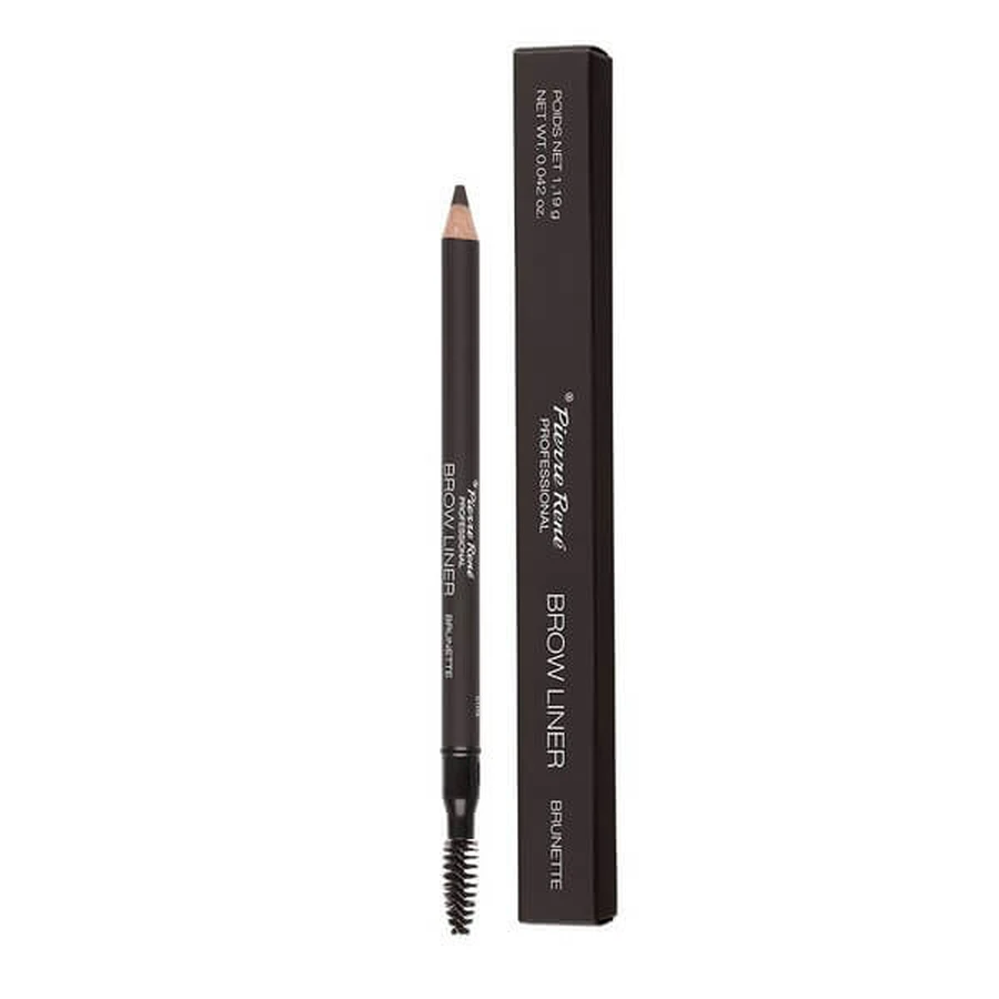 Pierre Rene, lápiz de cejas con pincel Brown Liner nº 01 Brunette, 1,19 g