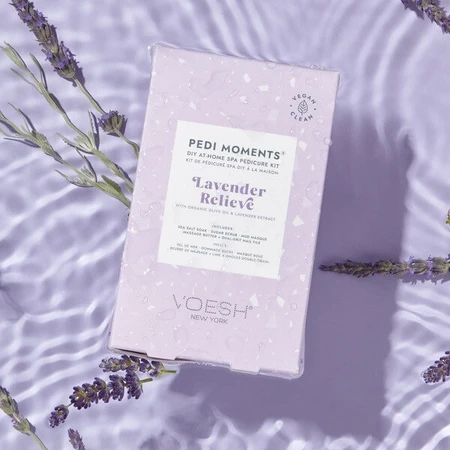 Voesh, 4-step pedicure kit, lavender relieve, 1 pc.