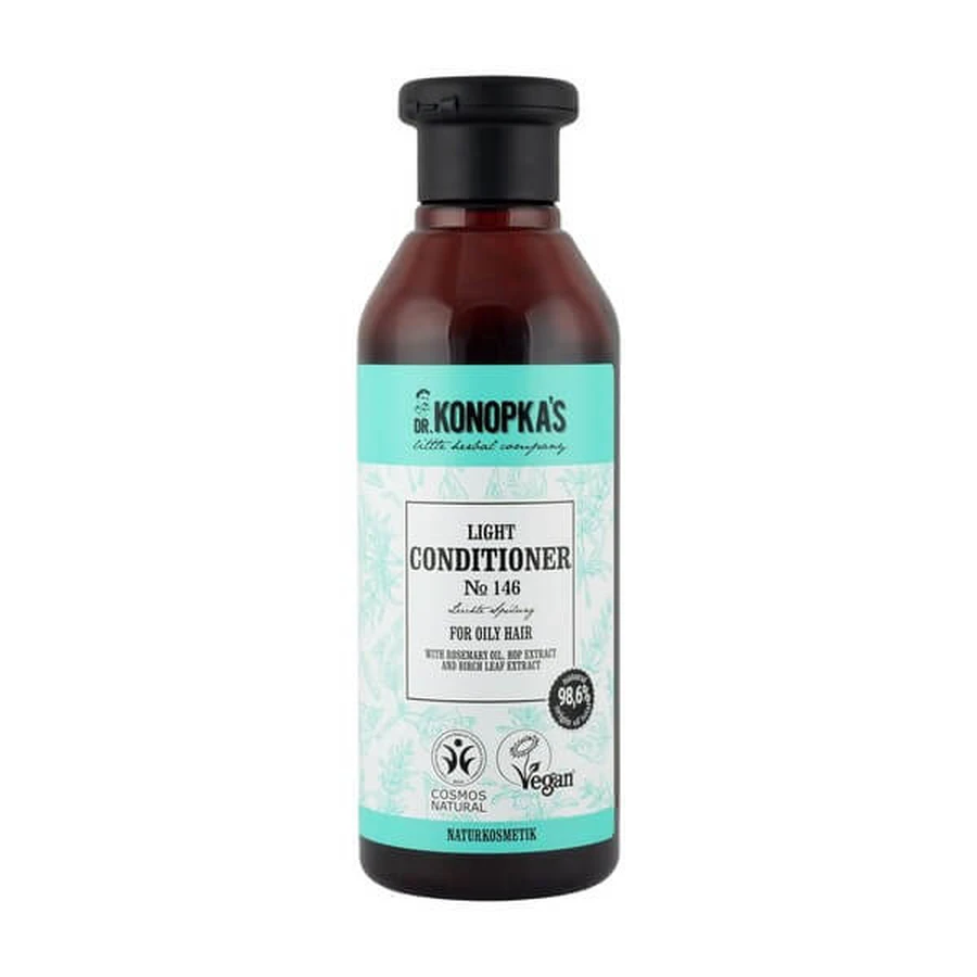 Dr.Konopka's Nº146, lichte conditioner voor vet haar, 280 ml