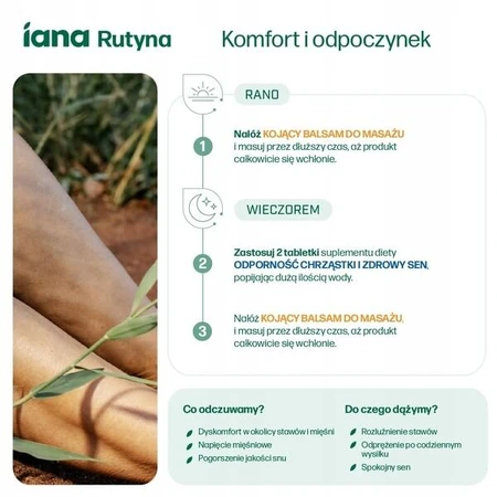 Iana, beruhigende Massage-Lotion, 100 ml