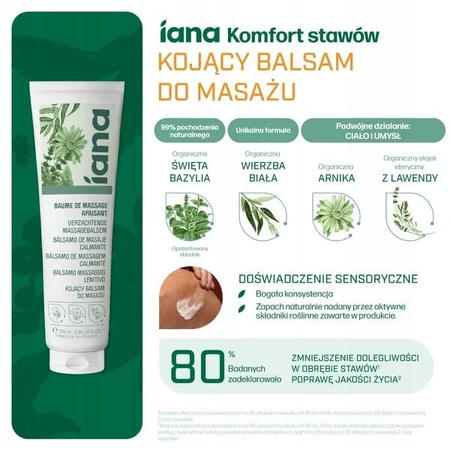 Iana, beruhigende Massage-Lotion, 100 ml