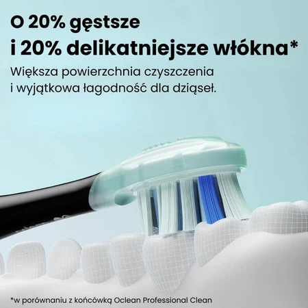 Oclean Ultra Gum Care, toothbrush tips, mint, 2 pcs.