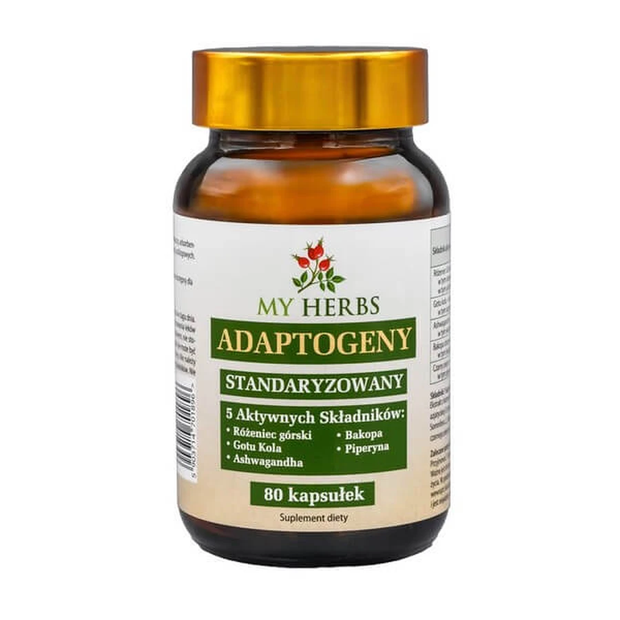 My Herbs Adaptogens, capsule, 80 pezzi.