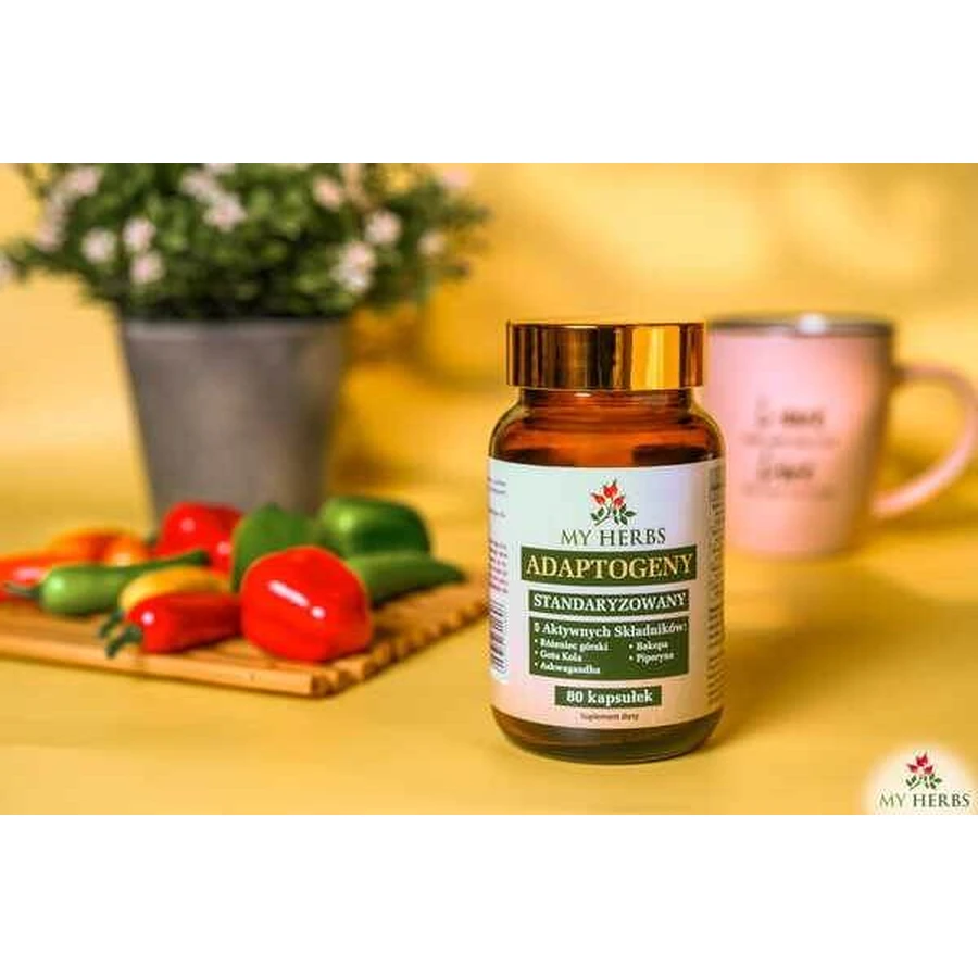 My Herbs Adaptogens, capsule, 80 pezzi.