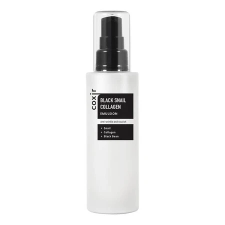 Coxir Black Snail Collagen, regenerierende Emulsion mit Schneckenschleim und Kollagen, 100 ml