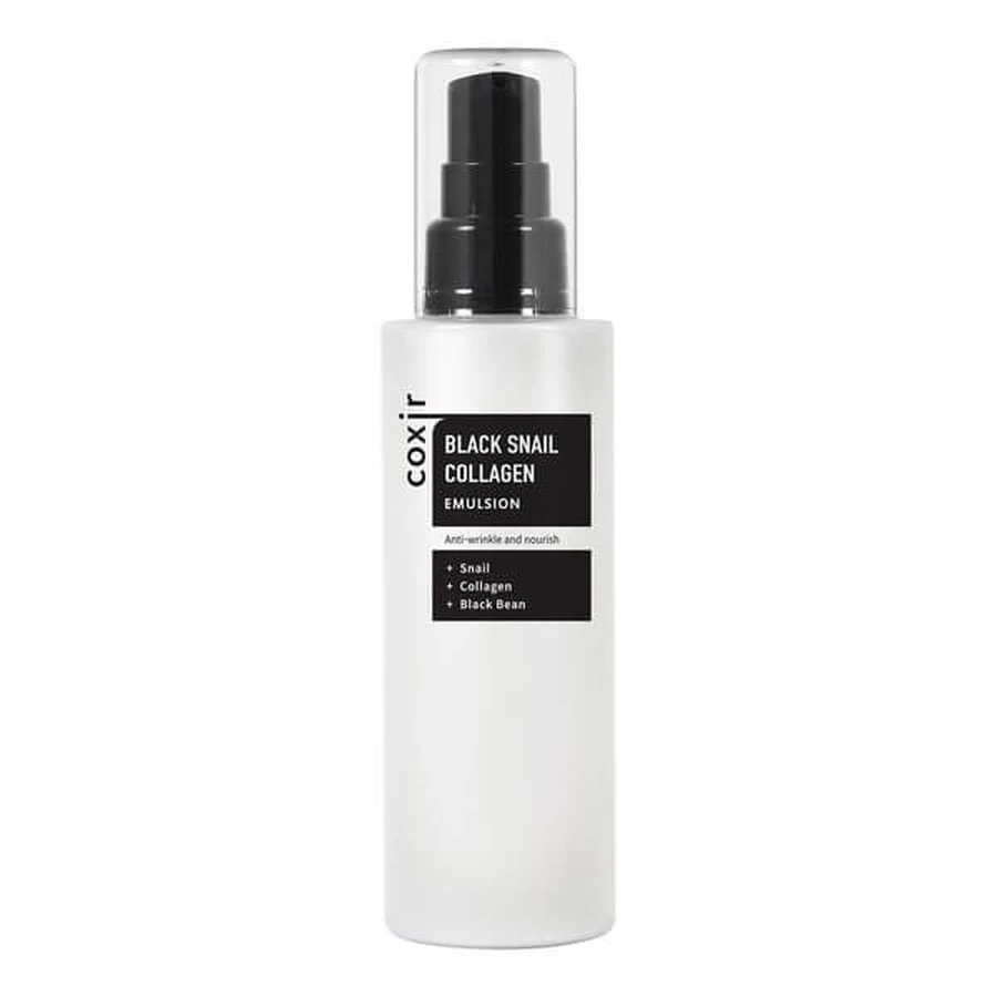 Coxir Black Snail Collagen, regenerierende Emulsion mit Schneckenschleim und Kollagen, 100 ml