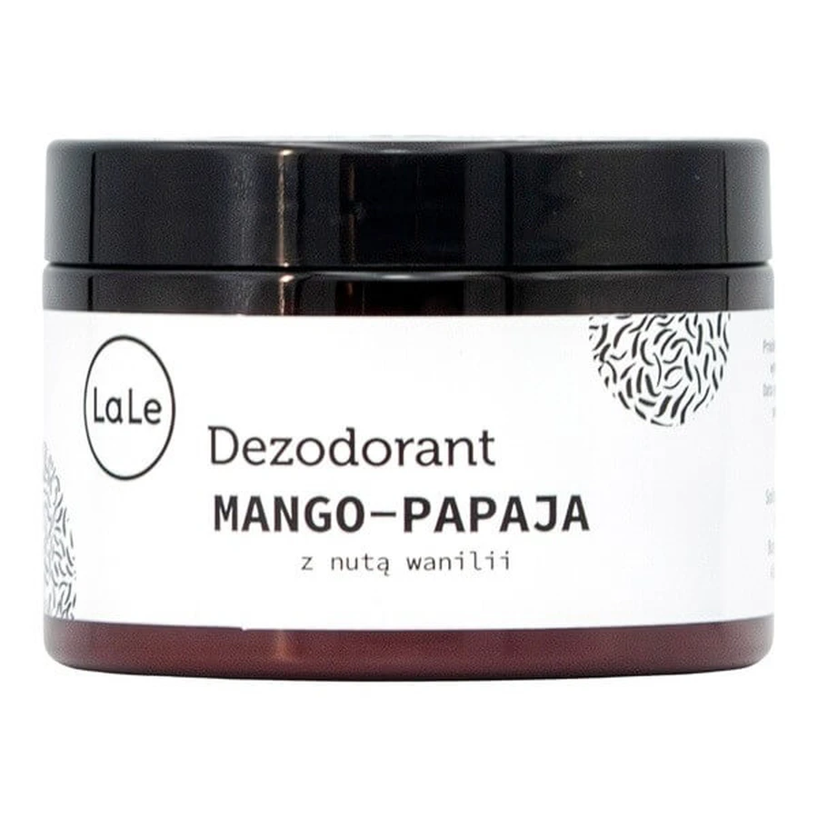 LaLe, déodorant en crème, mangue-papaye avec un soupçon de vanille, 150 ml