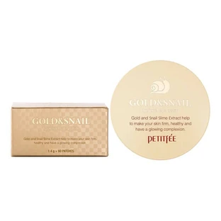 Petitfee, glättende Hydrogel-Augenpads mit Gold und Schneckenschleim, 60 Stück.