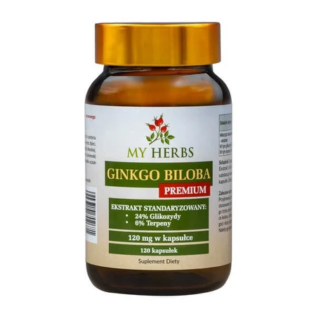 My Herbs Ginkgo Biloba Premium, gélules, 120 pcs.