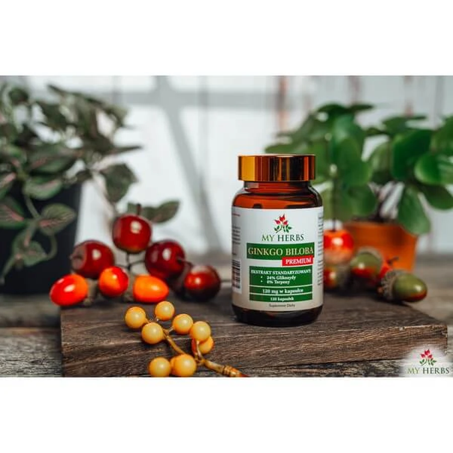 My Herbs Ginkgo Biloba Premium, gélules, 120 pcs.