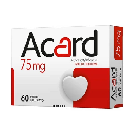 Set de 2x Acard, 75 mg, comprimés entéraux enrobés, 60 pcs.