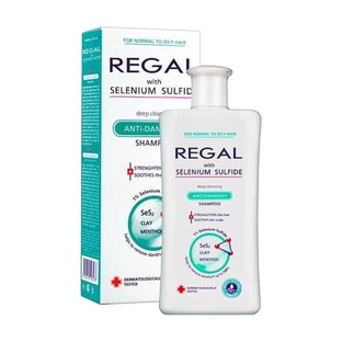 Regal with Selenium Sulfide, anti-dandruff shampoo, deep cleanser, 200 ml