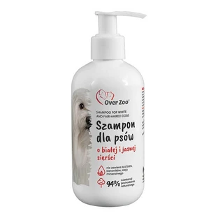 Over Zoo, Shampoo für Hunde mit weißem und hellem Fell, 250 ml