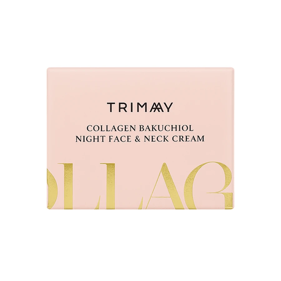 Trimay Collagen Bakuchiol Night Face &amp; Neck Cream, Nachtcreme mit Collagen und Bakuchiol, 50 ml