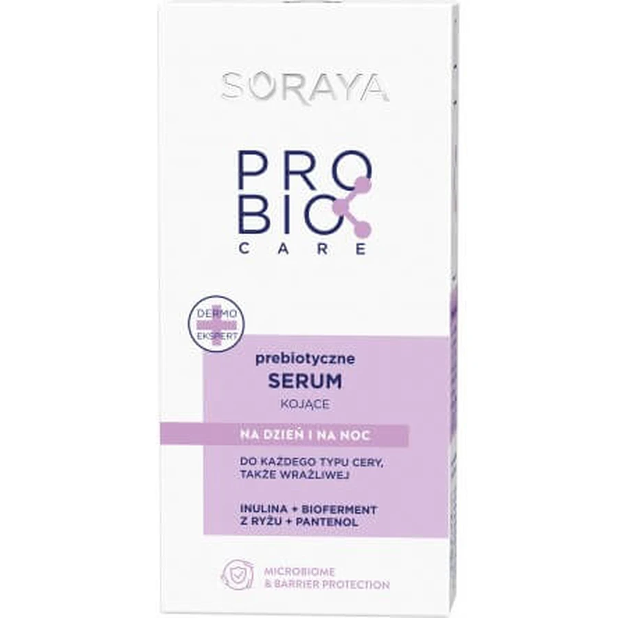 Soraya Probio Care, ser calmant prebiotic pentru toate tipurile de piele, 30 ml