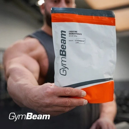 GymBeam Creapure Creatine Monohydrate, powder, lemon-lime flavor, 250 g