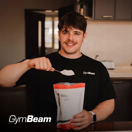 GymBeam Creapure Creatine Monohydrate, powder, lemon-lime flavor, 250 g
