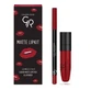 Golden Rose Matte Lipkit, set de maquillage pour les lèvres, rouge, 7.6 g