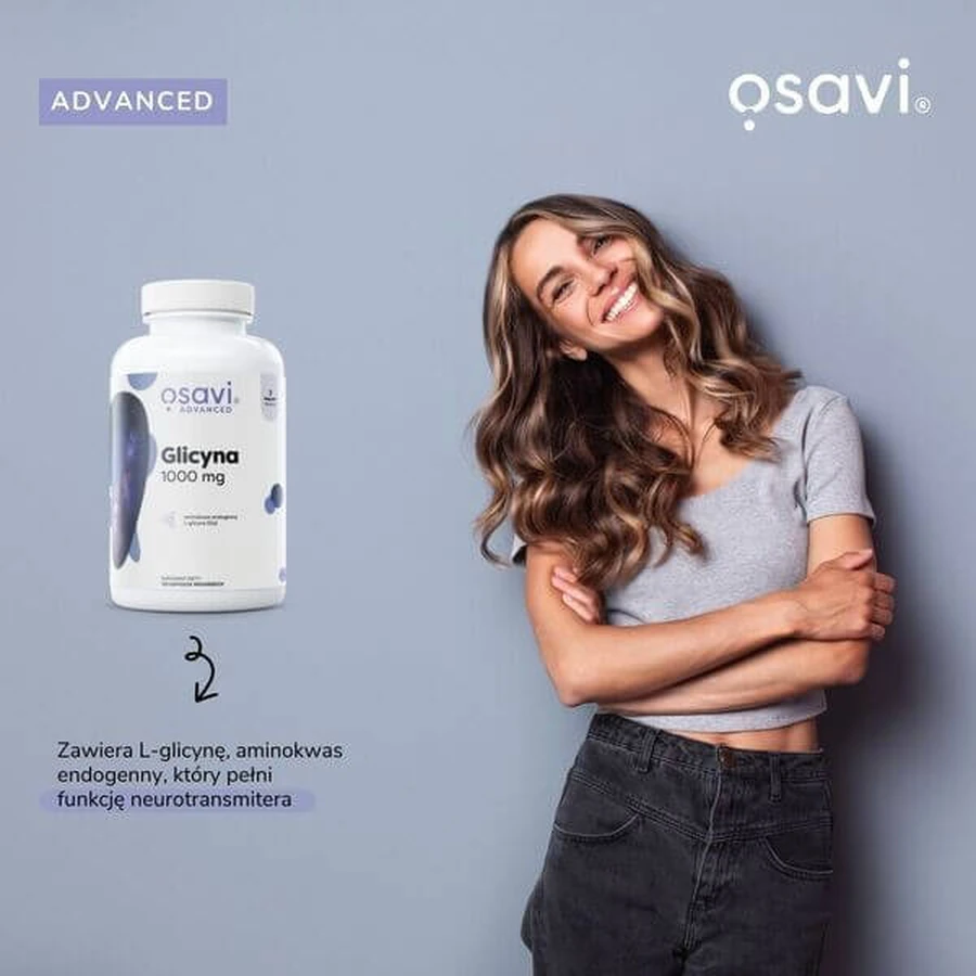 Osavi Glycine 1000 mg, Hartkapseln, 60 Stück.