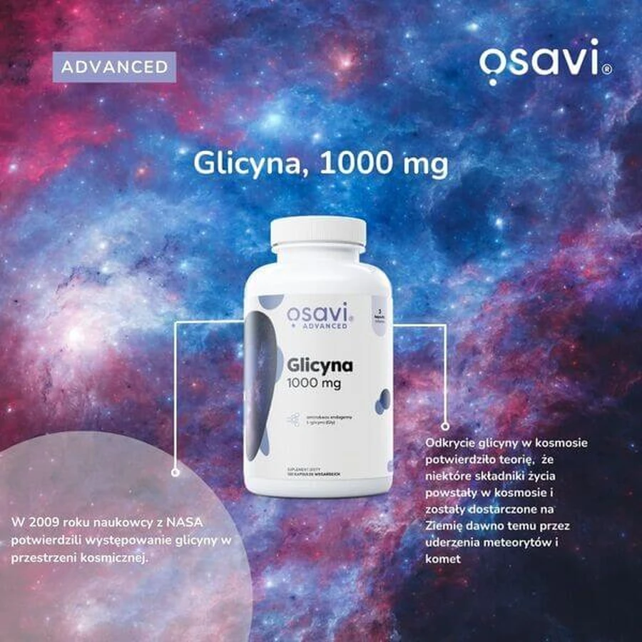 Osavi Glycine 1000 mg, Hartkapseln, 60 Stück.