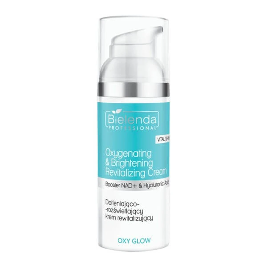 Bielenda Professional Oxy Glow, crème revitalisante oxygénante et éclaircissante, 50 ml