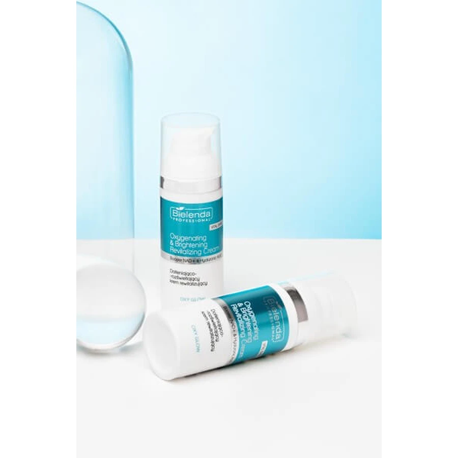 Bielenda Professional Oxy Glow, crème revitalisante oxygénante et éclaircissante, 50 ml