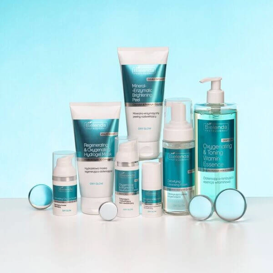 Bielenda Professional Oxy Glow, crème revitalisante oxygénante et éclaircissante, 50 ml