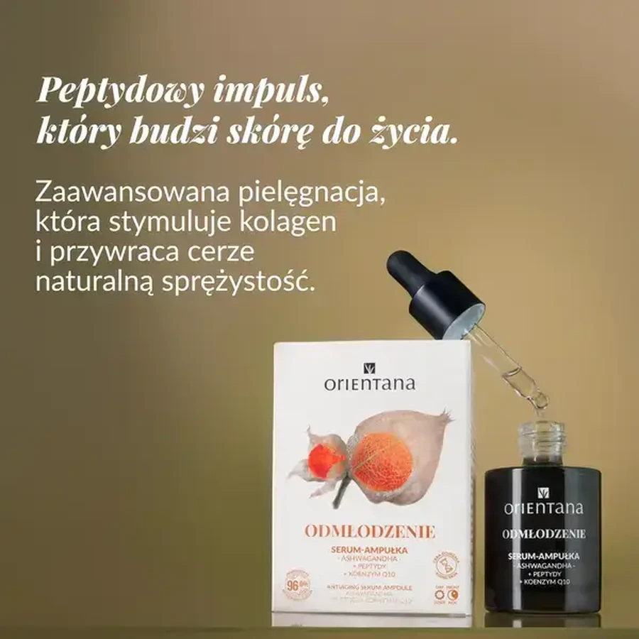 Orientana Ashwagandha, serum-ampul verjonging, 30 ml