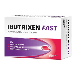 Ibutrixen Fast, 400 mg, zachte capsules, 24 st.