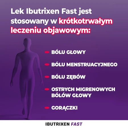 Ibutrixen Fast, 400 mg, zachte capsules, 24 st.