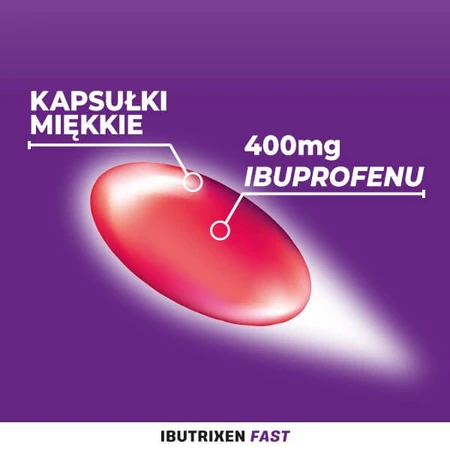 Ibutrixen Fast, 400 mg, zachte capsules, 24 st.