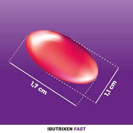 Ibutrixen Fast, 400 mg, zachte capsules, 24 st.