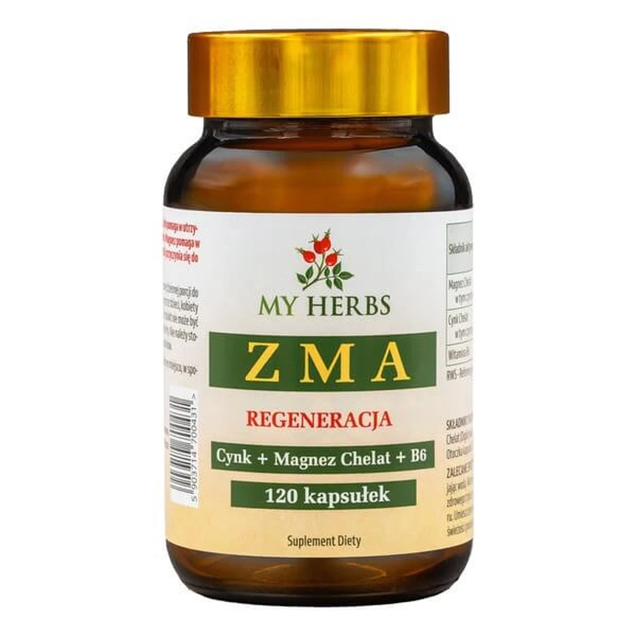 My Herbs ZMA, gélules, 120 pcs.