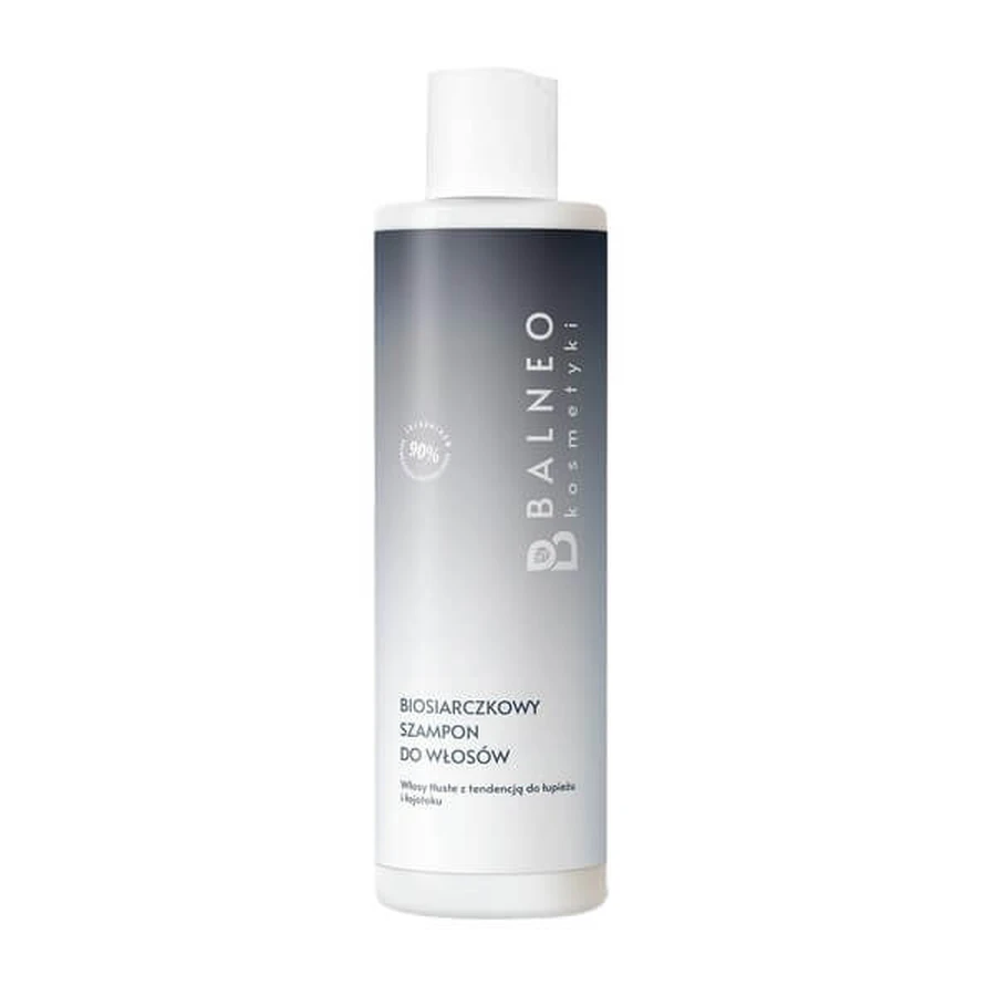 Balneocosmetics, biosulfide shampoo for oily hair with a tendency to dandruff and seborrhea, 200 ml