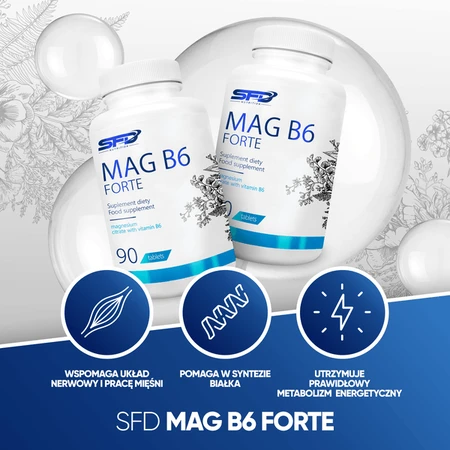 Set de 2x SFD MagB6 Forte, comprimidos, 90 uds.