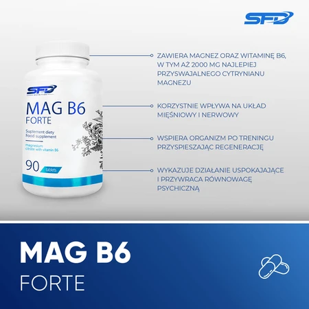 Set de 2x SFD MagB6 Forte, comprimidos, 90 uds.