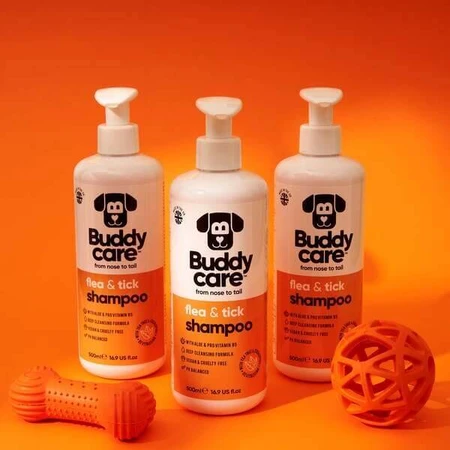 Buddycare, flea and tick shampoo, 500 ml