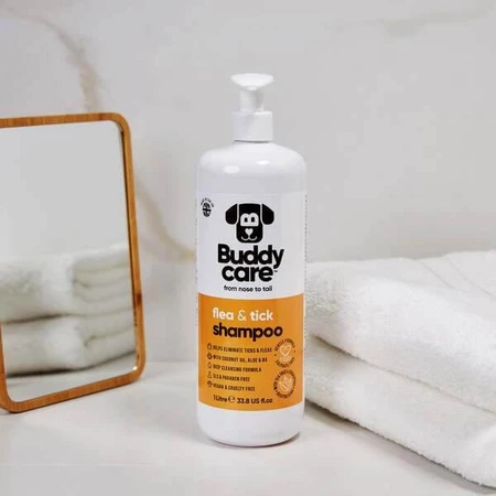 Buddycare, flea and tick shampoo, 500 ml