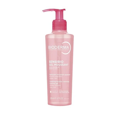 Bioderma Sensibio Moussant Gel, beruhigendes mizellares Gel für empfindliche Haut, 200 ml