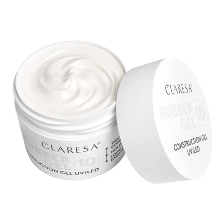 Claresa Rubber Gel, Nagelaufbau-Gel, 10, 45 g
