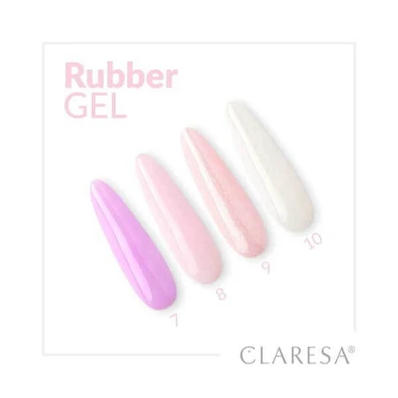 Claresa Rubber Gel, Nagelaufbau-Gel, 10, 45 g