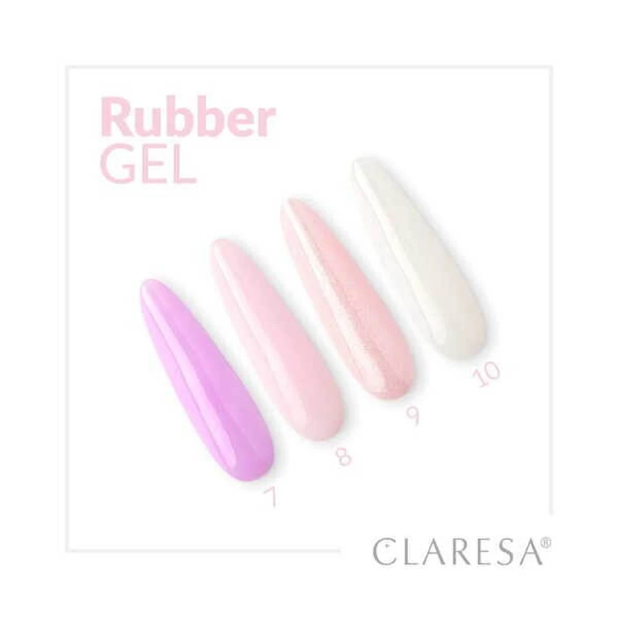 Claresa Rubber Gel, Nagelaufbau-Gel, 10, 45 g