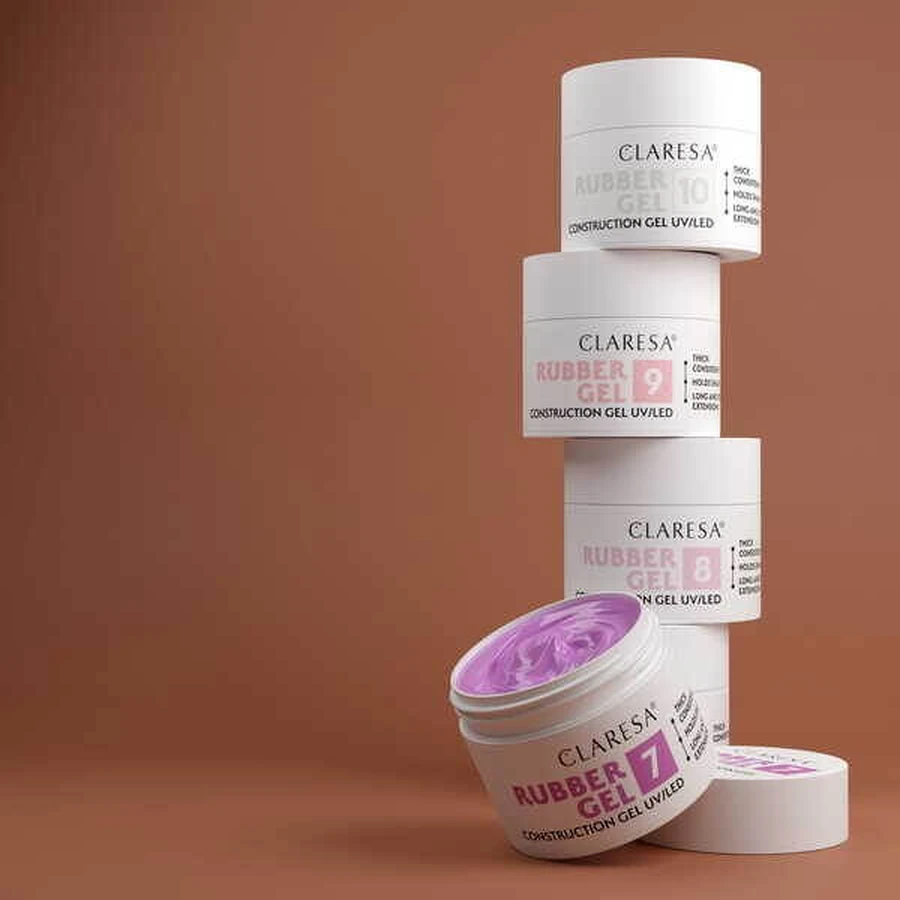 Claresa Rubber Gel, Nagelaufbau-Gel, 10, 45 g