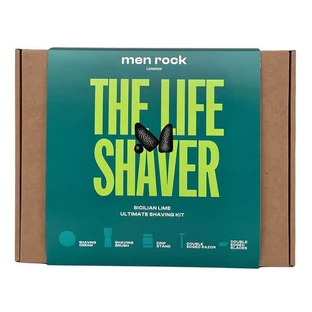 Men Rock Ultimate Shaving Gift Set Sicilian Lime, scheergeschenkset, 1 stuk.