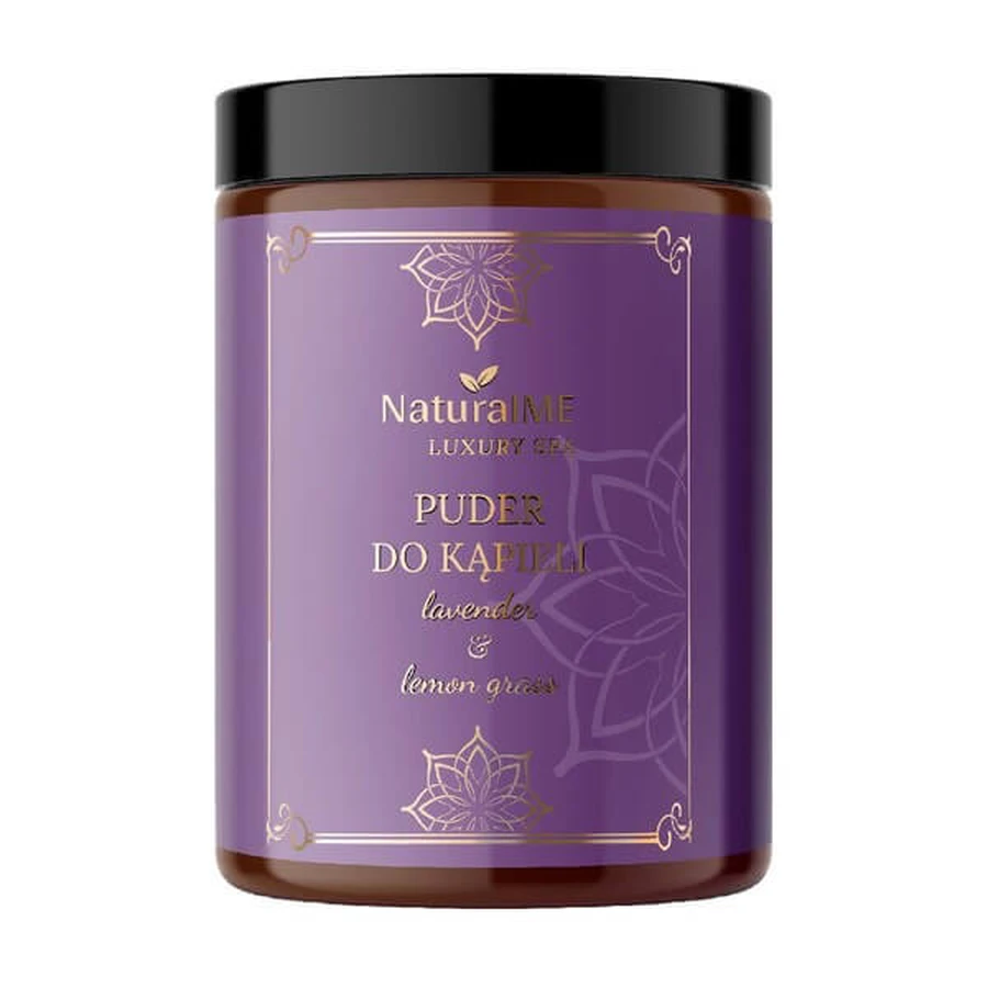 NaturalME Luxury SPA, poudre de bain, lavande &amp ; citronnelle, 260 g