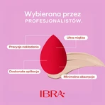 Ibra Makeup Blender Sponge, Makeup-Schwamm, rot, 1 Stk.